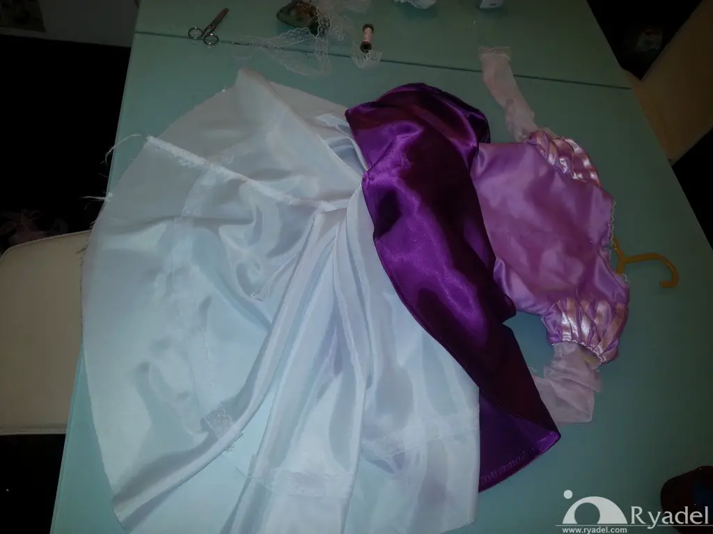 Rapunzel Tangled Cosplay - Skirt Gown 4