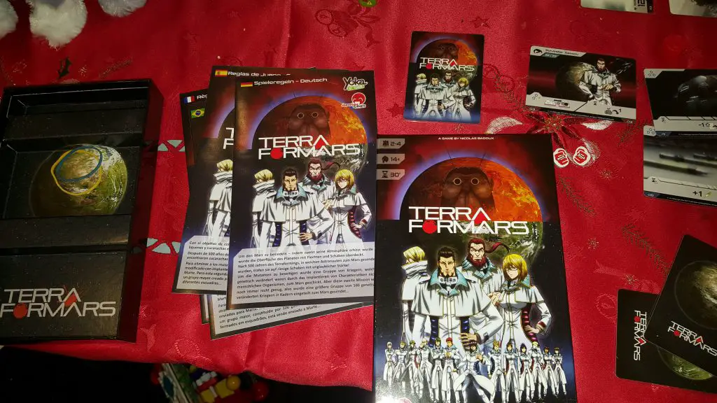 Terra Formars Board Game Review, Promo Card Rules and Photos