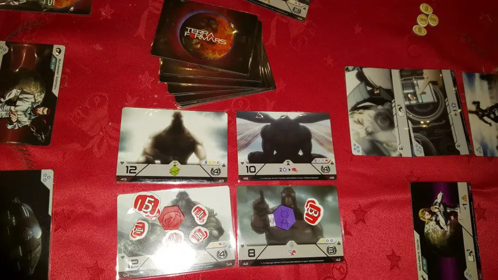 Terra Formars Board Game Review, Promo Card Rules and Photos