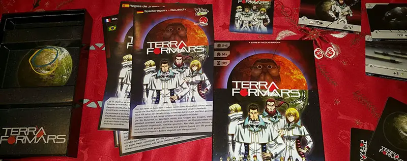 Terra Formars Board Game Review, Promo Card Rules and Photos