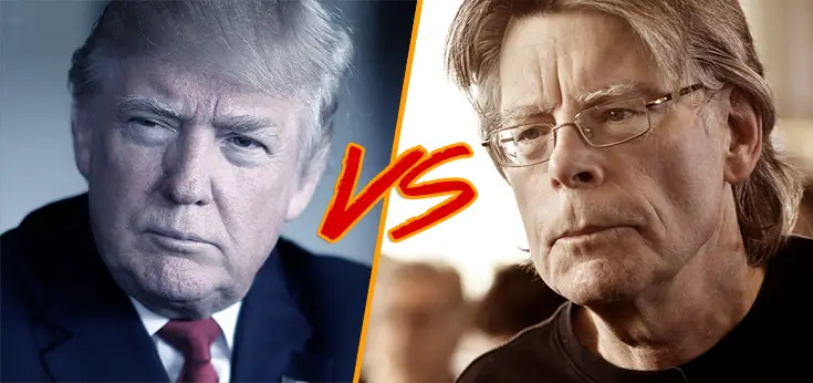 Stephen King vs Donald Trump su Twitter: "no clowns for you"