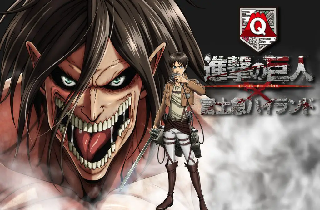 Attack on Titan the Ride: japanese theme park Fuji-Q Highland introduces  new attractions for anime fans