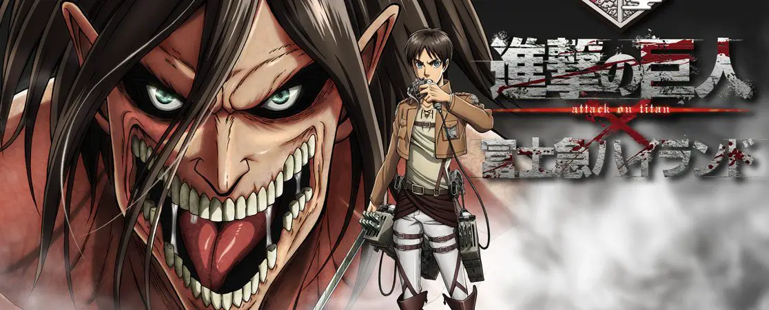 Attack on Titan the Ride: i Giganti di Isayama invadono il parco divertimenti Fuji-Q