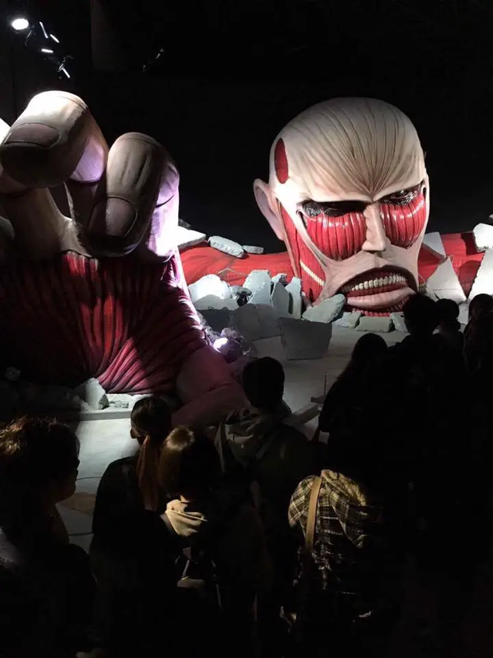 Shingeki No Kyojin in Japan [Attractions, Figures & More]