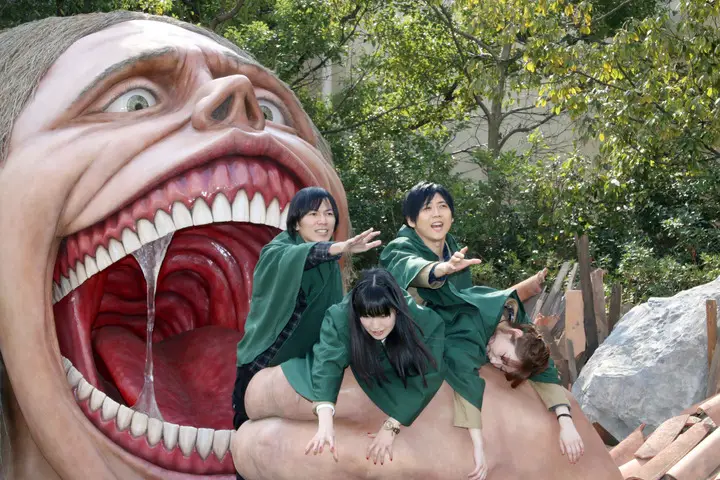 Attack on Titan attractions strike Japan's Fuji-Q Highland