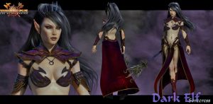 Dark Elf Sorceress Cosplay (from Warhammer online)