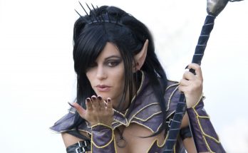 Dark Elf Sorceress Cosplay (from Warhammer online)