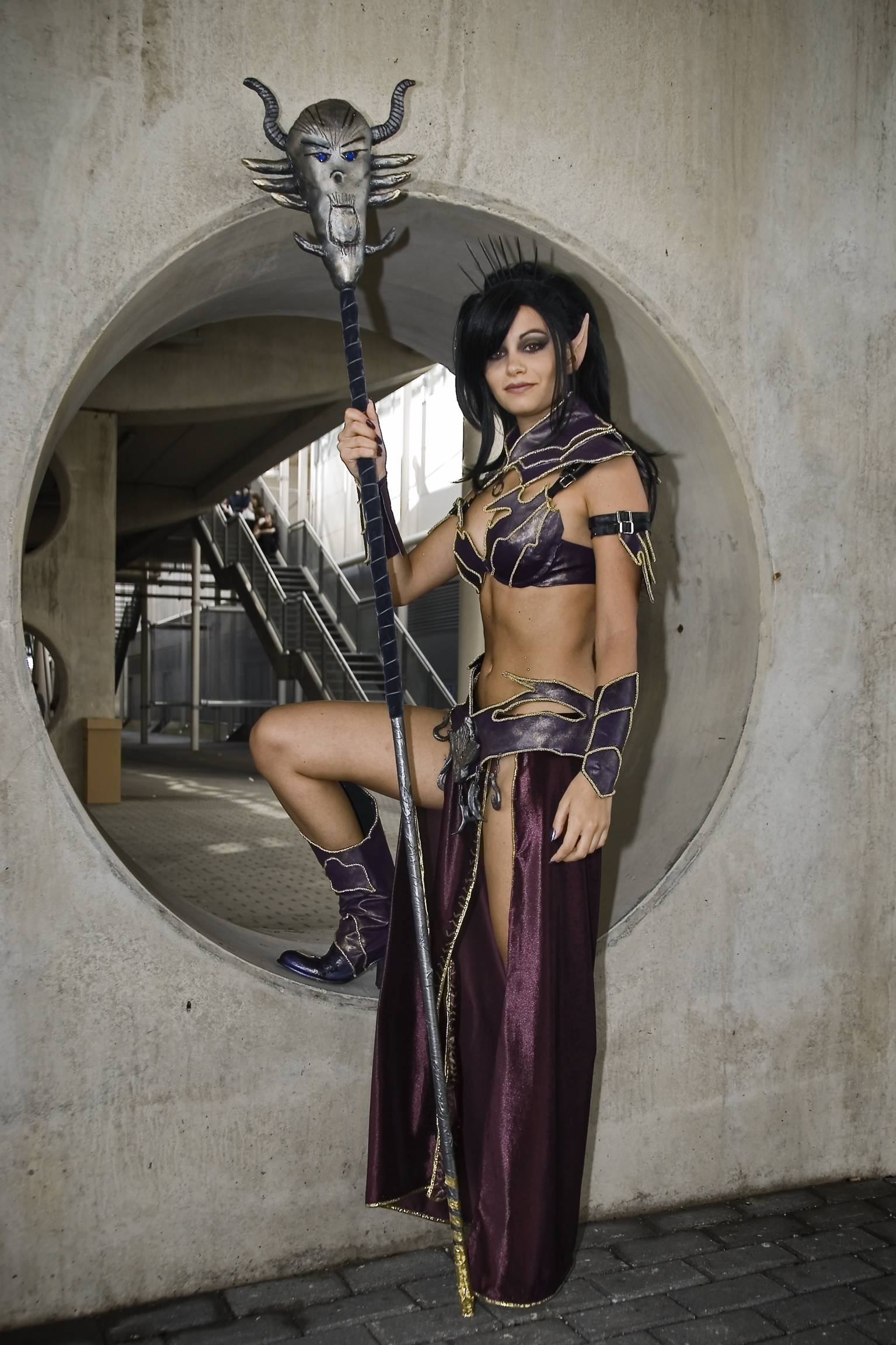Dark Elf Sorceress Cosplay (da Warhammer online)