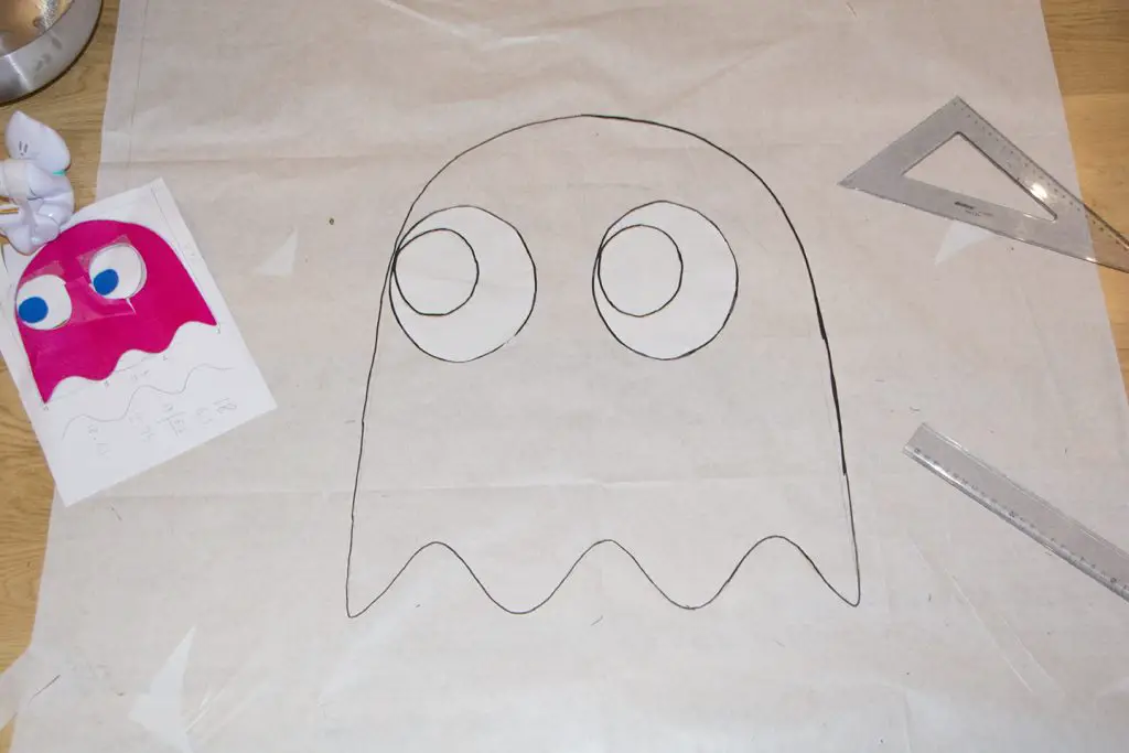 DIY Pinky (the pink ghost) from Pac-Man costume