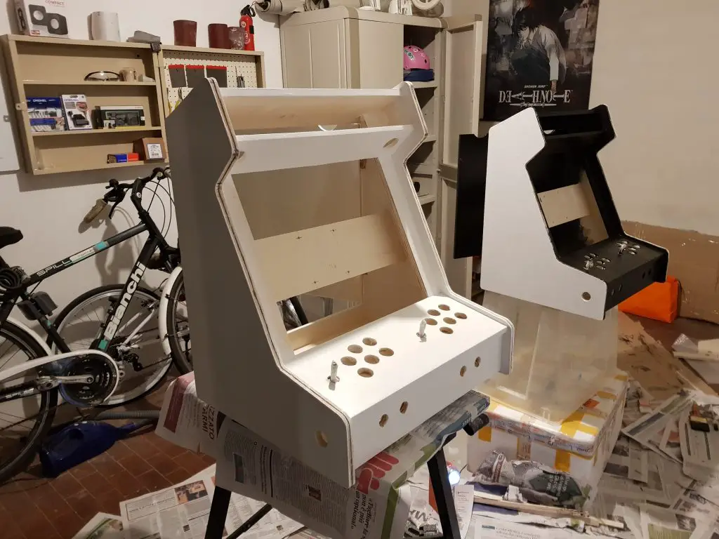 Arcade Bartop with Raspberry Pi & RetroPie DIY tutorial (with pictures) - Part 4 of 6 - Painting and T-Molding