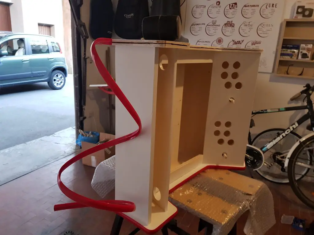Arcade Bartop with Raspberry Pi & RetroPie DIY tutorial (with pictures) - Part 4 of 6 - Painting and T-Molding