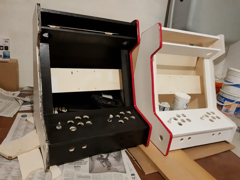 Arcade Bartop with Raspberry Pi & RetroPie DIY tutorial (with pictures) - Part 4 of 6 - Painting and T-Molding