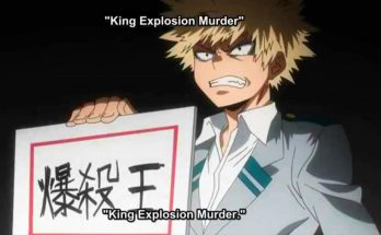 My Hero Academia: Quale sarà il nome da eroe di Bakugou?